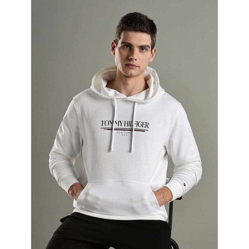 Tommy Hilfiger Logo Regular Fit Cotton Sweatshirt (XS)