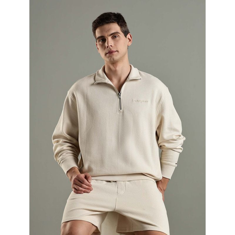 Tommy Hilfiger Texture Relaxed Fit Cotton Sweatshirt (L)