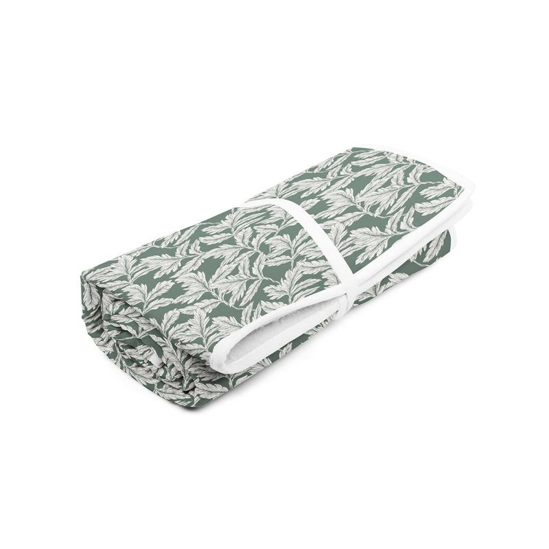 Encasa Homes Strijkmat/Pad (120 x 70 cm) met 3mm Vulling & Siliconen Strijkijzersteun voor Stoomdruk op Tafel of Bed - Hittebestendig, Draagbaar, Quilting & Reisdeken - Zwarte Pijl