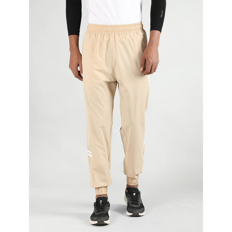 Chkokko Men Beige Track Pants (M)