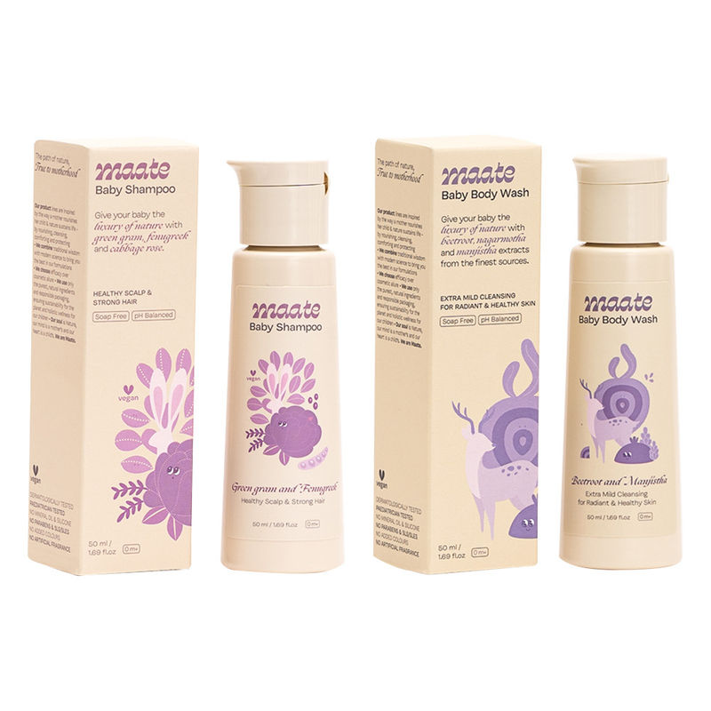 Buy Maate Complete Baby Wash Travel Pack Extra Mild Body Wash