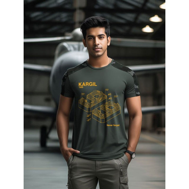 A47 Operation Vijay: Peaks Of Valour Camouflage T-Shirt (M)