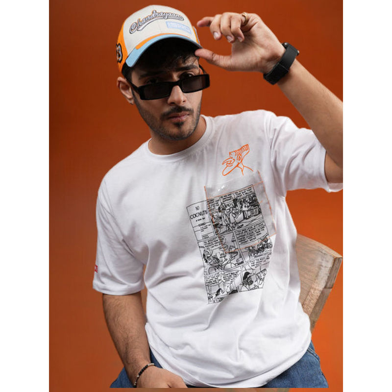 A47 Tinkle A Suppandi Tale- Transparent Pocket T-Shirt (M)