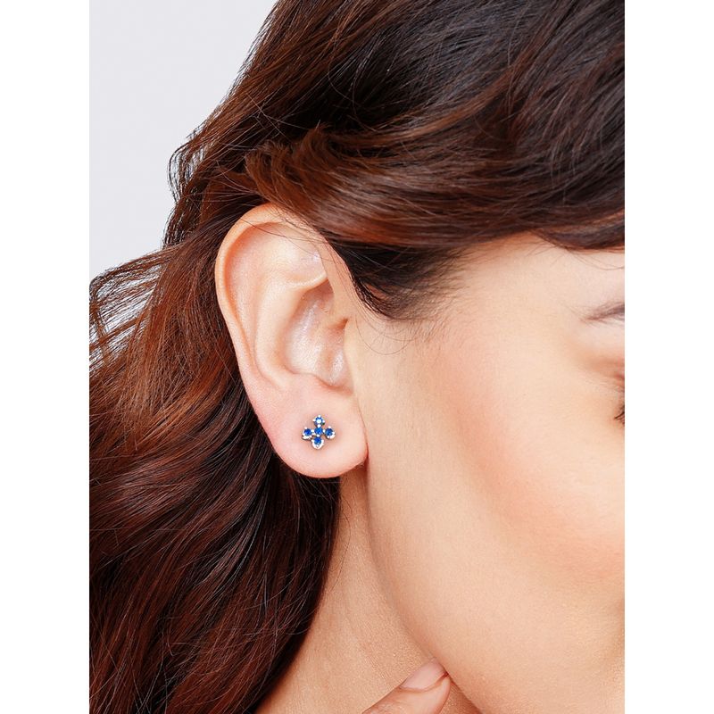 Buy GIVA Sterling Silver Deep Sea Whispers Earrings for Womens Online