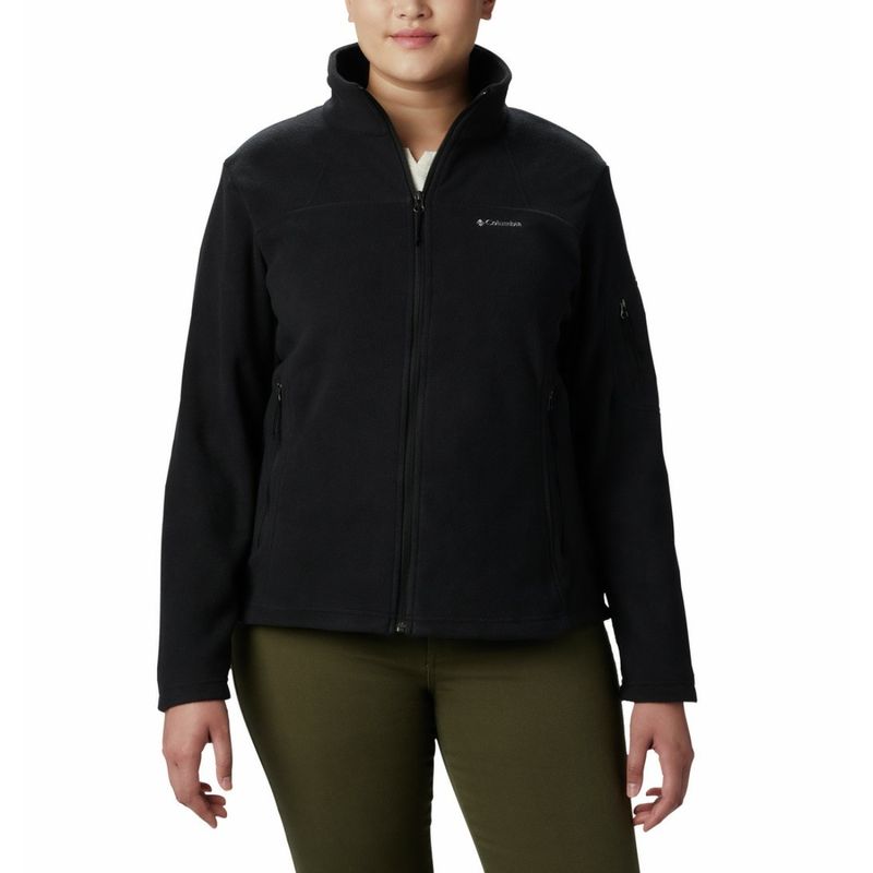 Columbia Womens Black Fast Trek II Fleece Jacket (M)