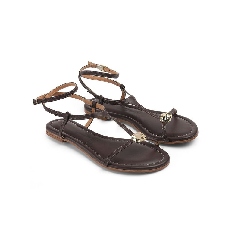 Vizzano Women Strappy Brown Sandals (EURO 36)