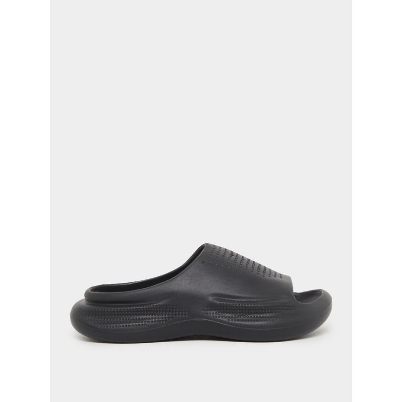 Styli Elevate Men Breathable Upper Comfort Black Sliders (UK 6)