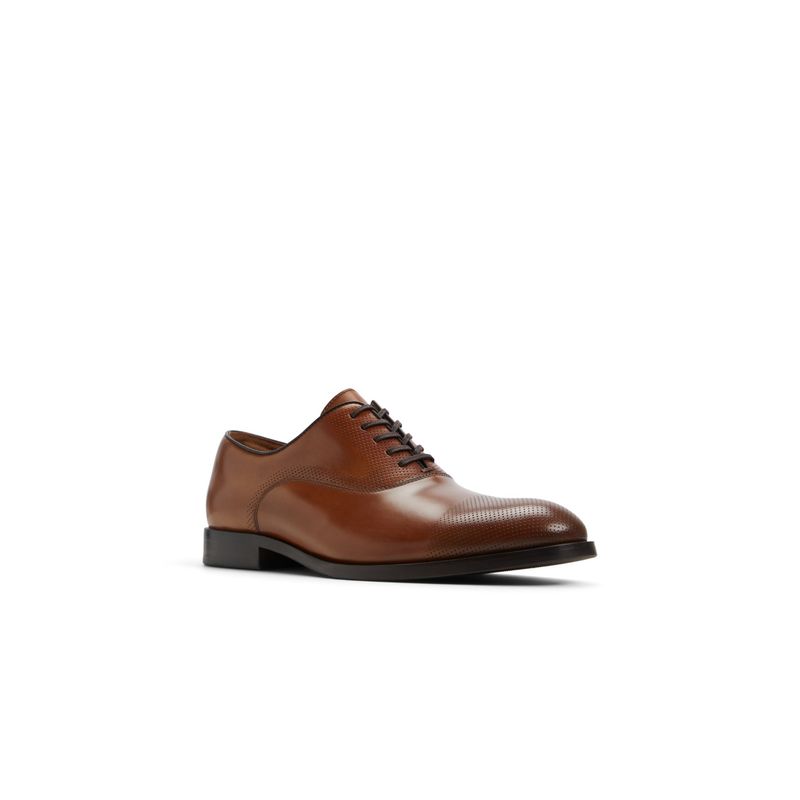 Aldo TOLEDOA-IN220 Men Tan Dress Lace Up Oxfords (UK 6)