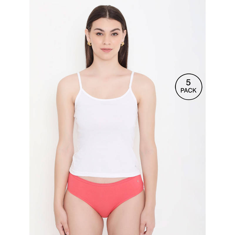 Frenchie Feelings Women Solid White Pure Cotton Innerwear Camisole (S)