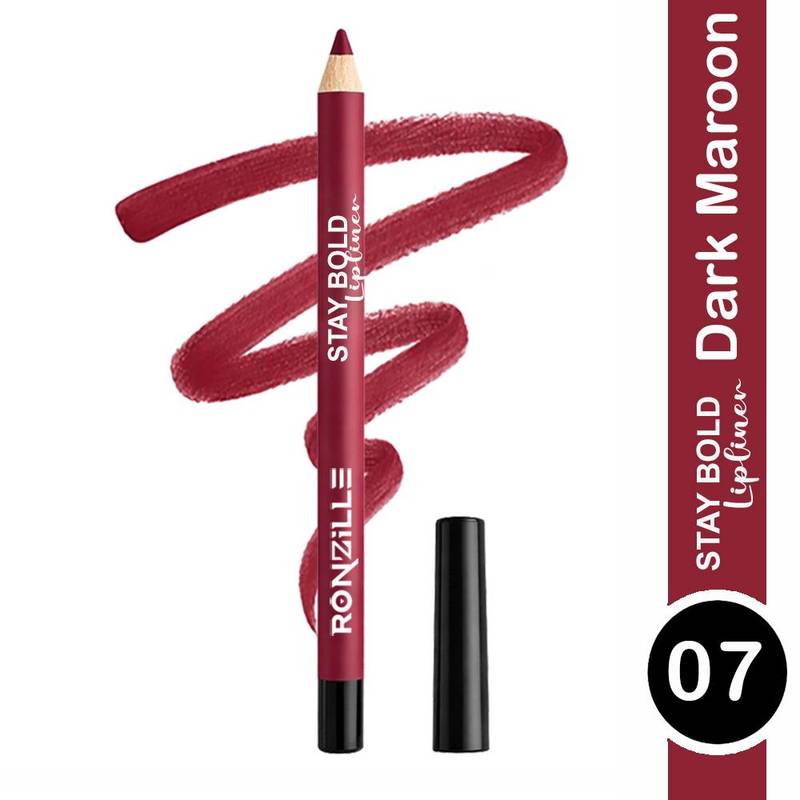 Ronzille Super Stay Matte Lip Liner - Dark Maroon 07