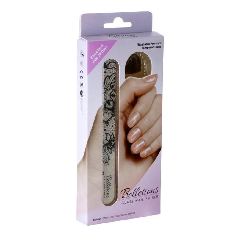 Belletions Glass Nail Shiner (Ethnic Brown)