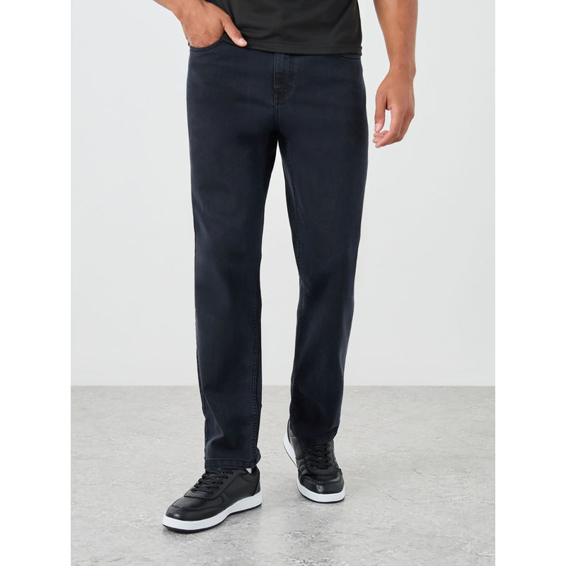 Styli Black Men Regular Fit Jeans (32)