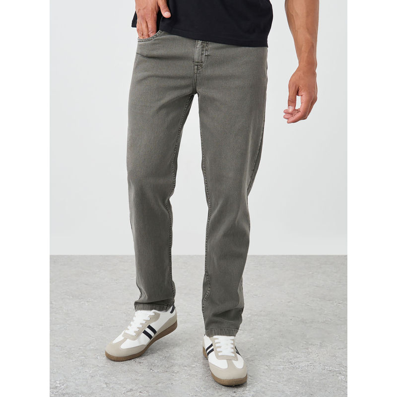 Styli Grey Men Regular Fit Jeans (36)