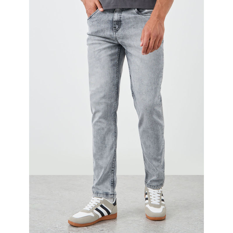 Styli Grey Men Slim Fit Jeans (32)