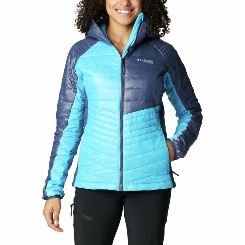 Columbia Womens Blue Omni-Heat Infinity Platinum Peak Jacket (M)
