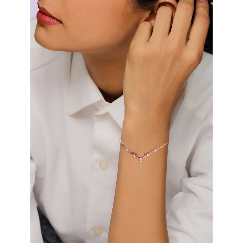 Buy/Send Anushka Sharma Rose Gold Supple Bracelet Online- FNP