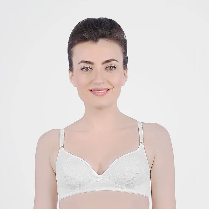 Sonari Kanya Women's Regular Bra - White (32B)