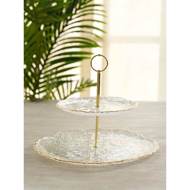 Pure Home + Living Fizz Clear Cake Stand Buy Pure Home + Living Fizz