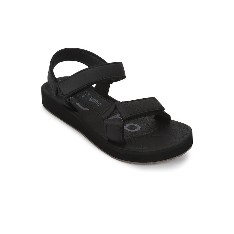 Yoho Eva Soft Material Lightweight Sandals Black (UK 8)