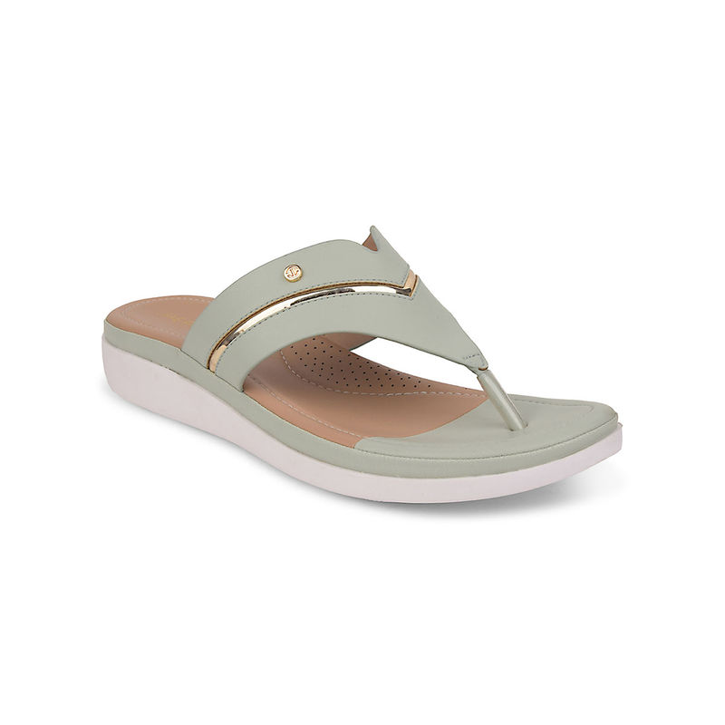 Buy LIBERTY Healers Jfl-33 Sea Green Casual Sandal for Women Online