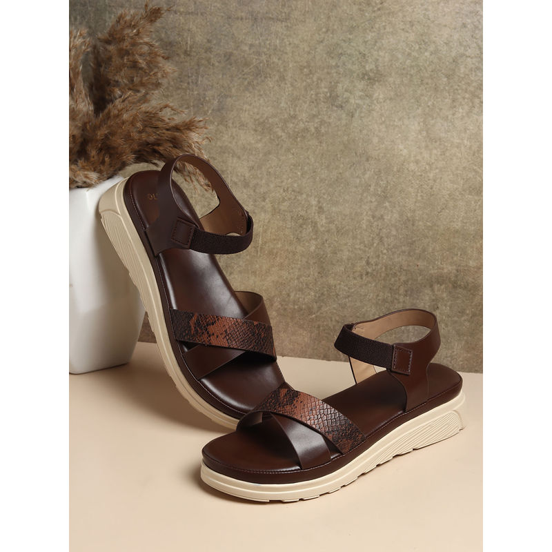 Yoho Sdl 110 Sandals for Women Brown (UK 7)