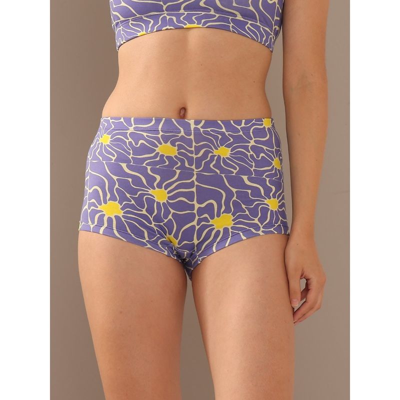 2PEACE Mosaic Hue Boy Shorts Lavender (S)