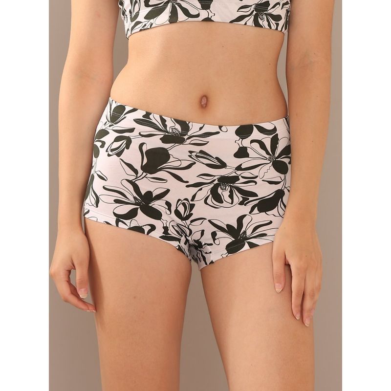 2PEACE Inked Shadow Boy Shorts White (S)