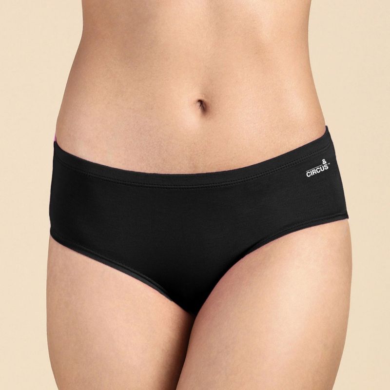 Tailor and Circus Womens Airsoft Bare Hipster Black (S)