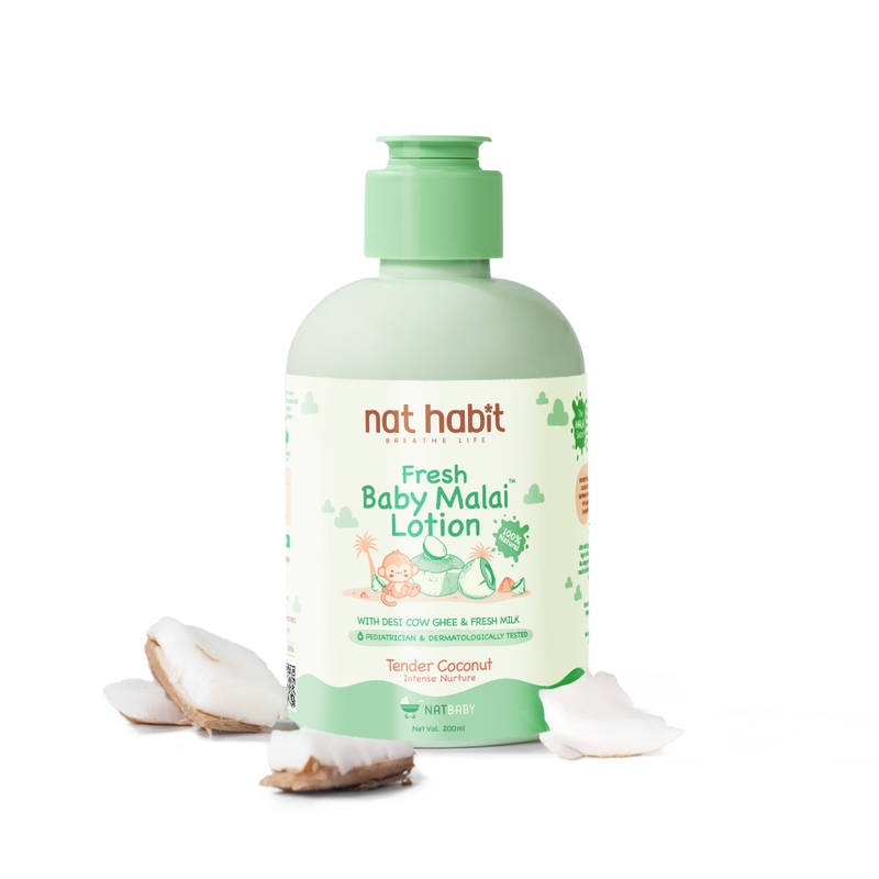 Nat Habit Baby Body Lotion - Tender Coconut