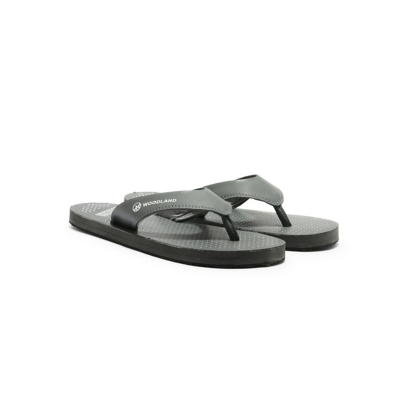 WOODLAND Men's Grey Flipflops (UK-8)