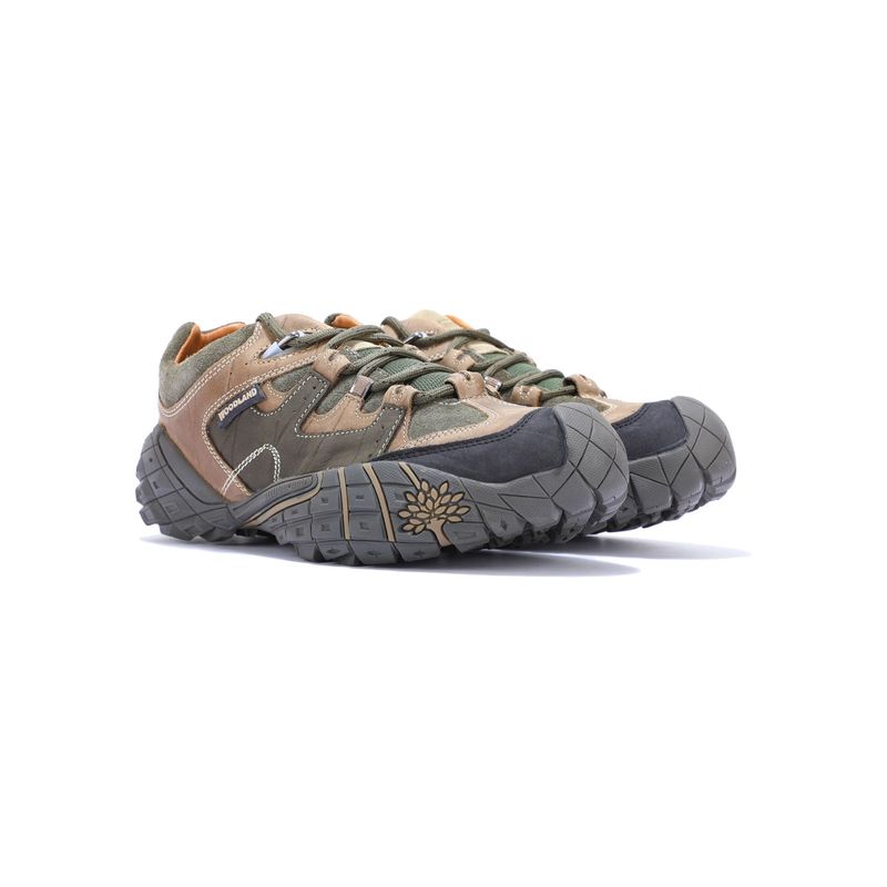 WOODLAND Men's Olive Green Trekking Shoes (UK-8)