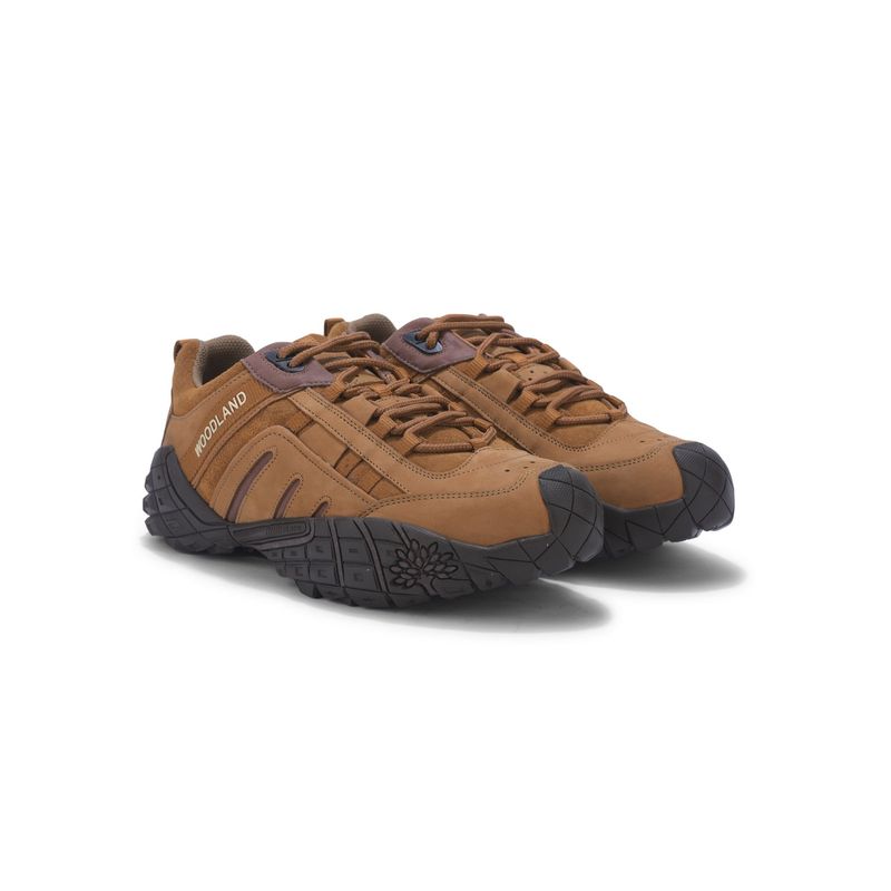 WOODLAND Men's Camel Trekking Shoes (UK-9)