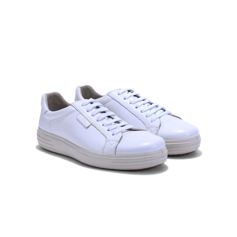 WOODLAND Men's White Sneakers (UK-7)