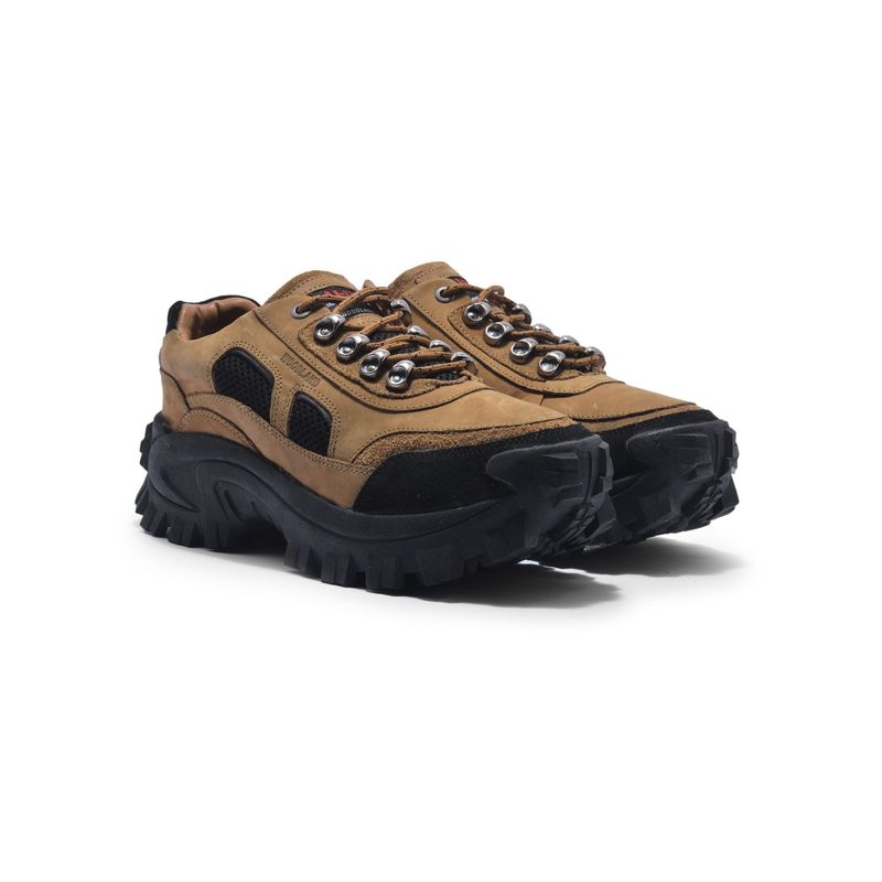 WOODLAND Men's Camel Trekking Shoes (UK-7)