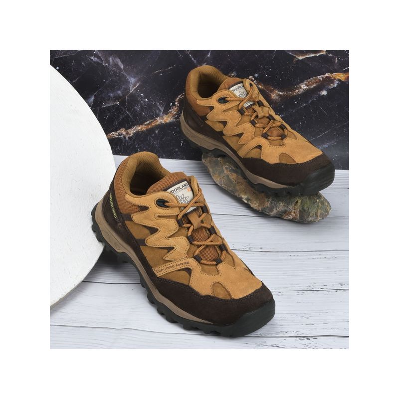 WOODLAND Men's Camel Trekking Shoes (UK-7)