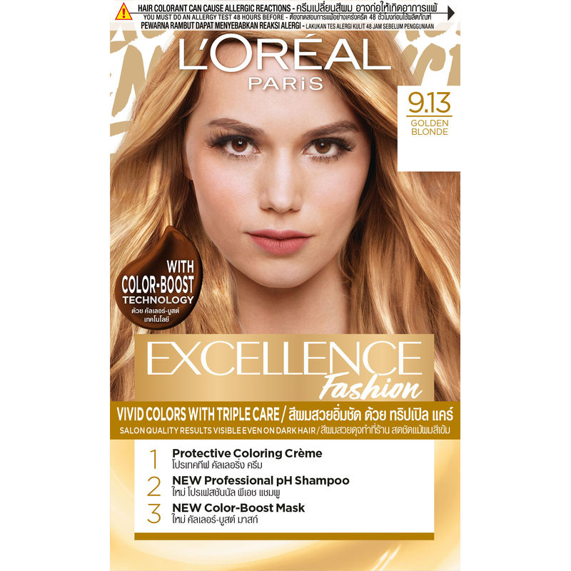 L'Oreal Paris Excellence Fashion - Shade  Golden Beige Blonde: Buy  L'Oreal Paris Excellence Fashion - Shade  Golden Beige Blonde Online at  Best Price in India | Nykaa