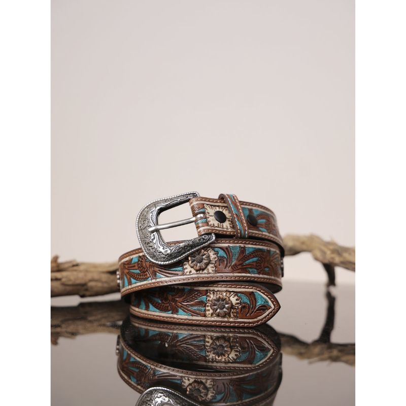 Aditi Wasan Multi-Color Leather Western Handmade Womens Belt (32)