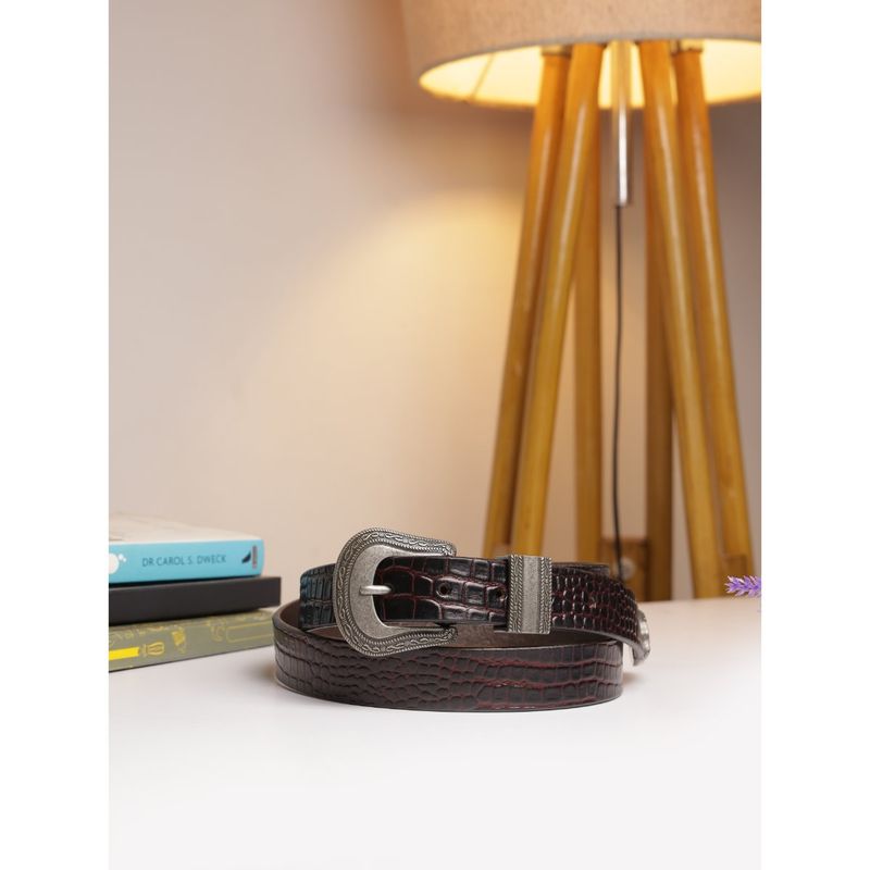 Aditi Wasan Women Casual Brown Studded Leather Belt