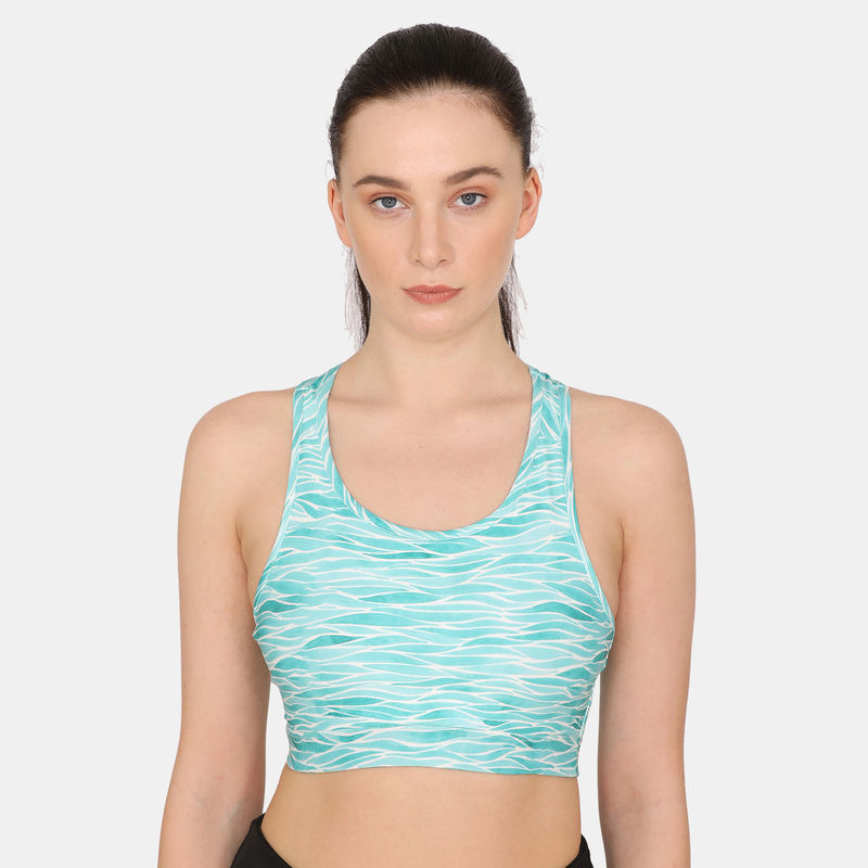 Zivame Zelocity Sports Bra With Removable Padding Billiard Buy