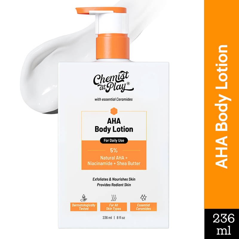 Chemist at Play AHA Body Lotion 236ml - Image 1
