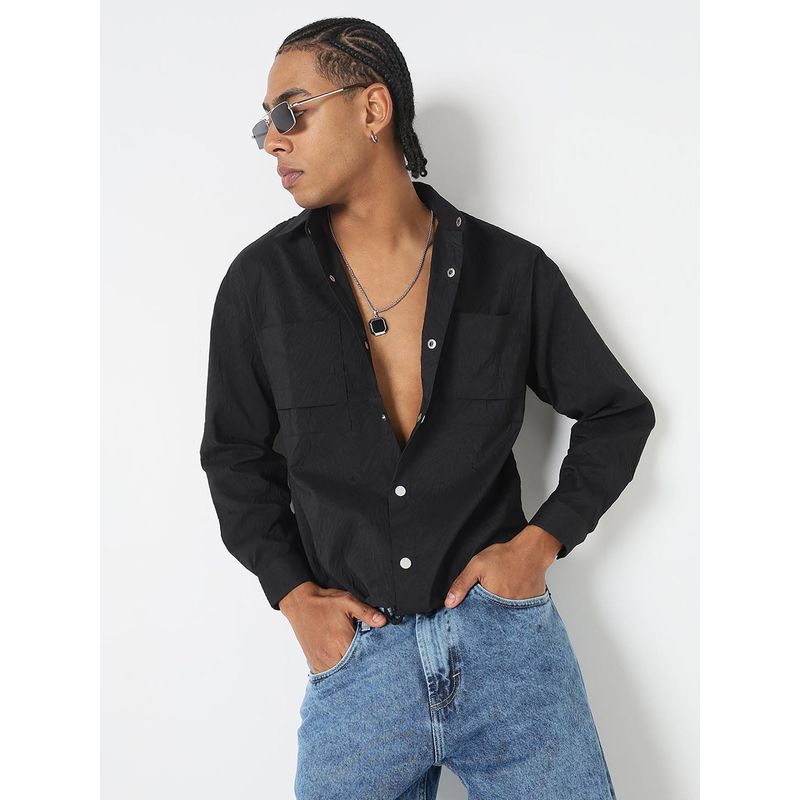 SHOWOFF Edition Men's Black Shacket (M)