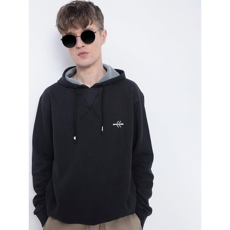 SHOWOFF Men's Black Hoodie (XL)