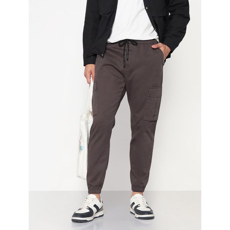 SHOWOFF Edition Mens Grey Slim Fit Joggers (30)