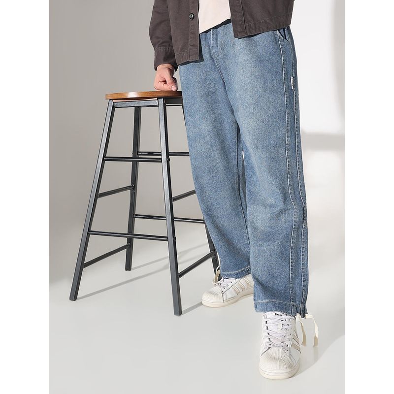 Blue Straight Fit Jeans