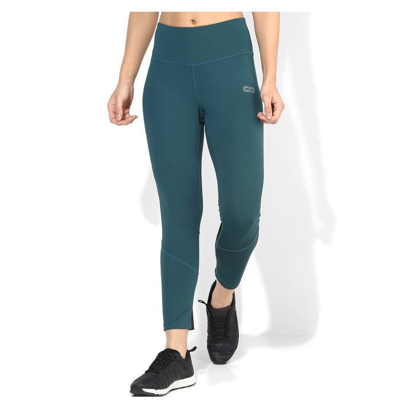 Silvertraq Ath Perform 7/8 High Waist Leggings - Green (S)