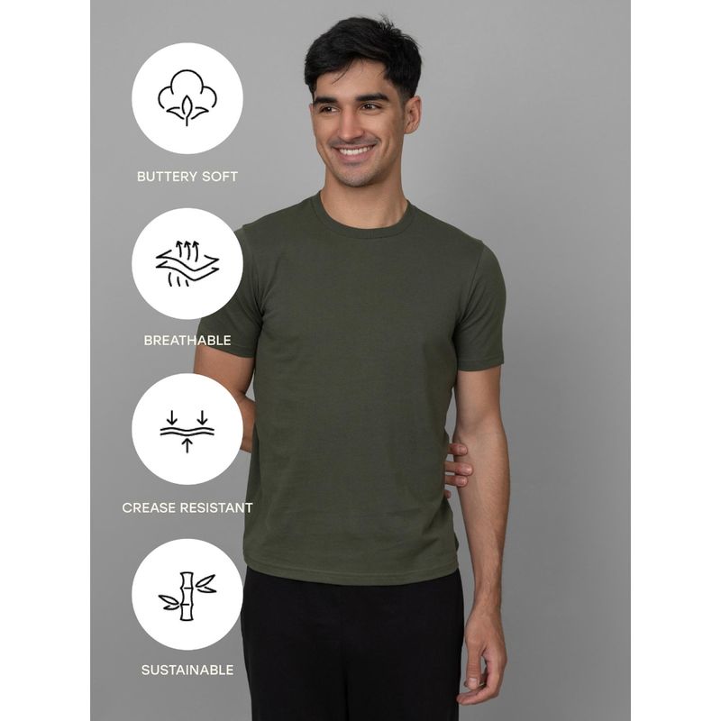 NeceSera Green Mens Essential T-Shirt (S)
