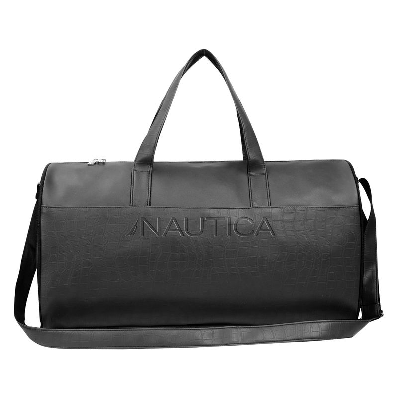 Buy Nautica Duffle Bag for Travel Suitable for Men & Women Black (S