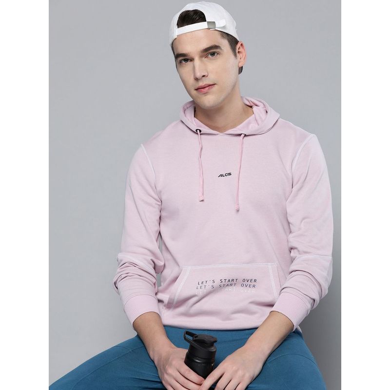 Alcis Men Lavender Hoodie (L)