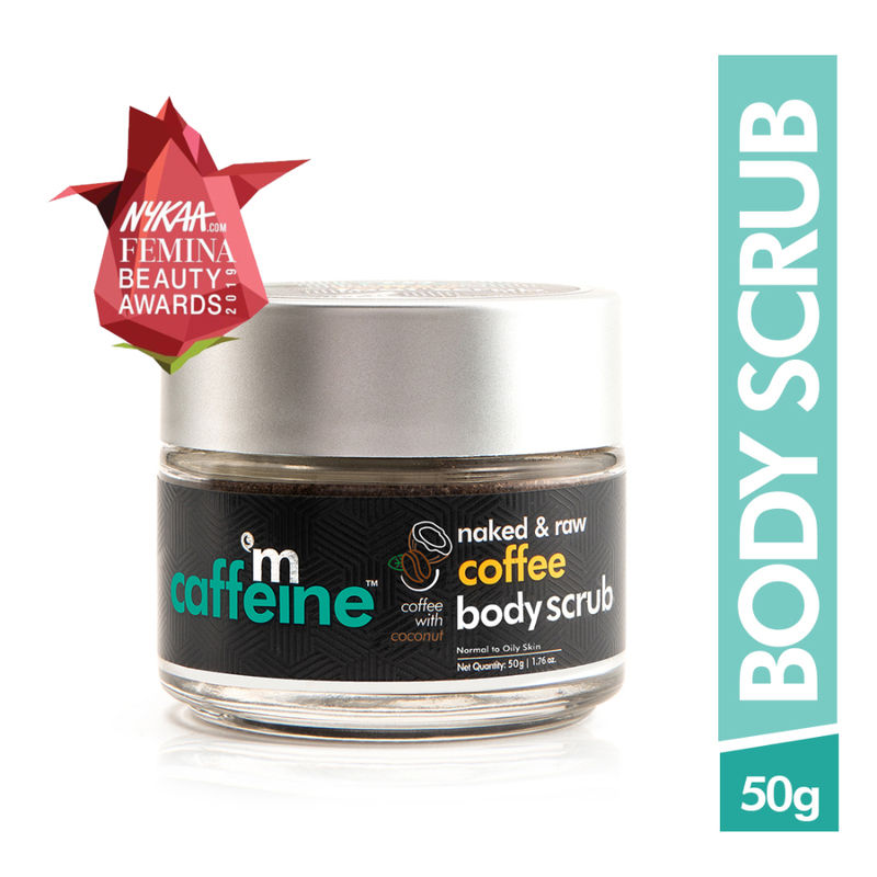 MCaffeine Exfoliating Coffee Body Scrub for Tan Removal & Soft-Smooth Skin - 100% Natural & Vegan