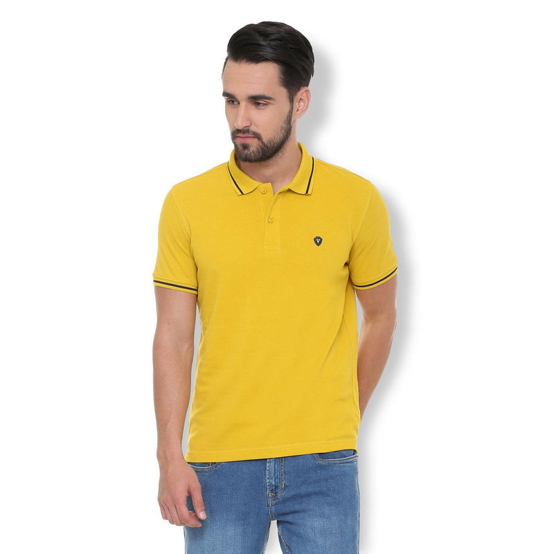 Van Heusen Yellow T-Shirt (S)